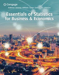 Essentials of Statistics for Business and Economics 9th edition | 9780357045435, 9798214343303 | VitalSource