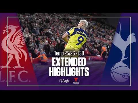 Liverpool vs. Tottenham Hotspur | Highlights Premier League | Jornada 30 | Telemundo Deportes