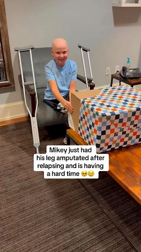 The Dream Machine Foundation on Instagram: "That’s a real best friend right there 🥺😭 Do y’all remember when we surprised Gavyn with a care package? 👀 Well, this is Gavyn’s best friend, Mikey, who is battling Osteosarcoma for the second time. Because of the cancer, he recently had to have his leg amputated 💔 When we first surprised Gavyn with his care package to celebrate 2 years cancer free, all he wanted to do was surprise Mikey, his best friend, with a special g