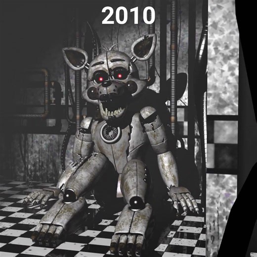 FNAF Fourth Closet Funtime Foxy over the years