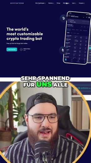 Cryptohopper: Trading-Bots mit vorgefertigten Templates automatisieren! #shorts