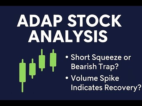 $ADAP Stock Analysis Short Squeeze or Bearish Trap? #adap