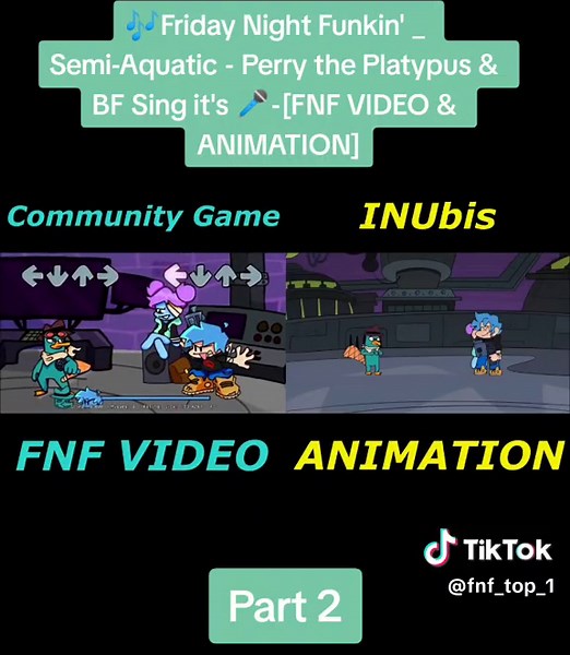 🎶Friday Night Funkin' _ Semi-Aquatic - Perry the Platypus & BF Sing it's 🎤-[FNF VIDEO & ANIMATION] #fnf #fipシ #on