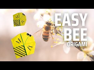 Easy Origami Bee Tutorial: Step-by-Step Guide for Making a Cute Bee Paper Craft