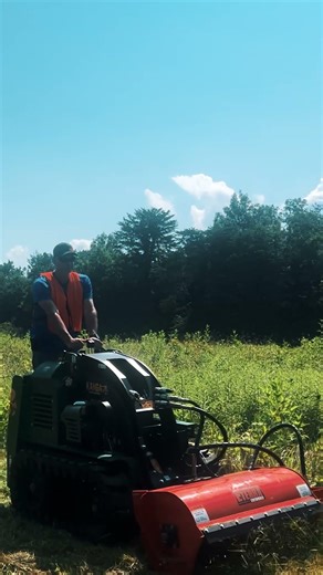 Sidewinder Mower in Tall Grass