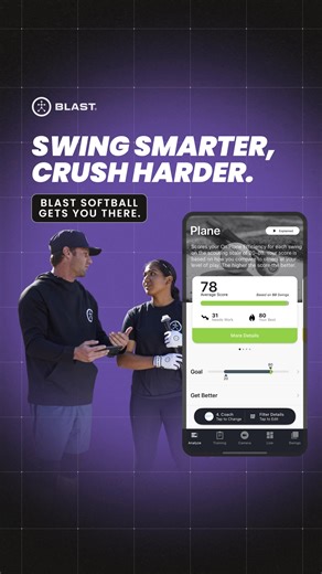 Power your swing with Blast Softball. Get real-time feedback on bat speed, swing path, and mechanics — so you can train with purpose and hit with confidence. | Blast Softball
