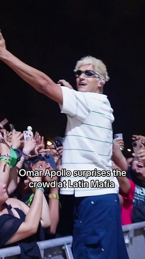 Omar Apollo's Surprise at Lollapalooza