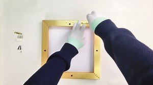 4Pack Canvas Floater Frame,Canvas Floating Frame for Canvas Art 0.6"-0.9" Deep,Floater Frames for Canvas Paintings,Frame for Canvas Paintings,Frames for Canvas Art(12"x16",Nut Brown)