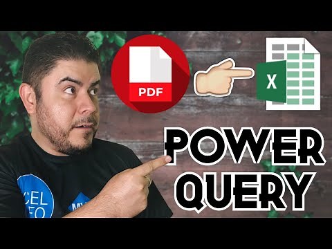 Importar datos de un archivo PDF a Excel usando POWER QUERY