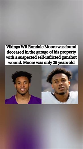 🥺 Former NFL Wide Receiver Rondale Moore Dies at 25 old.Hashtags: