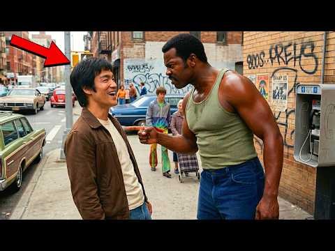 Black Gangster Tried To Intimidate Bruce Lee - 3 Seconds Later This Happens