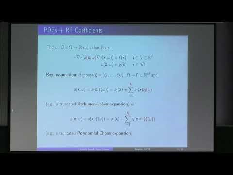 UNQW02 | Catherine Powell | Adaptive Stochastic Galerkin Finite Element Approximation for Elliptic