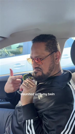 The hand in the frame im cackling @Jay Laga’aia #twin #fyp #fypage #reunited