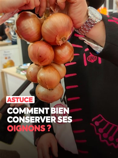 Tresser et conserver les oignons avec Jean-Louis