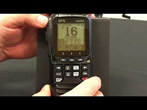 Changing the region settings on the Standard Horizon HX890