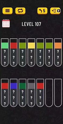 Water Sort Puzzle - Level 107