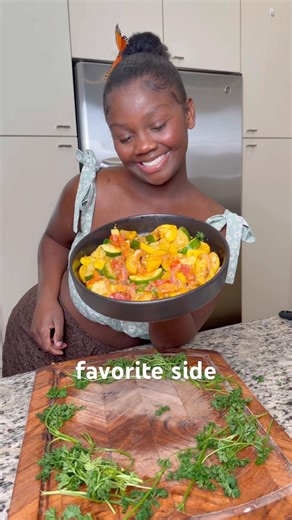 The BEST 10-Minute Vegetable Side Dish! #foodshorts #sidedish #quickrecipe #vegetablerecipes