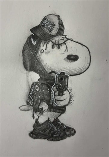 FLLAATT #fyp #sketch #draw #art #snoopy | snoopy