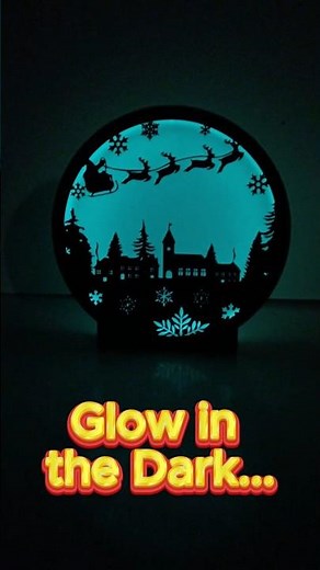 3D Geprinte Kerstdecoratie met Glow in the Dark! 🎄✨