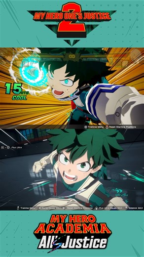 Midoriya Deku (Shoot) Ultimate Attack Comparison - My Hero Academia One's Justice 2 Vs All's Justice
