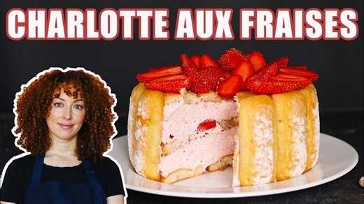 Charlotte aux fraises facile : crème mascarpone onctueuse sans gélatine