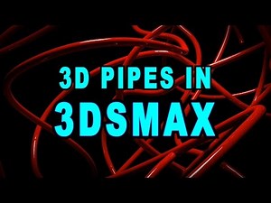 3ds Max Tutorial - Create Pipes
