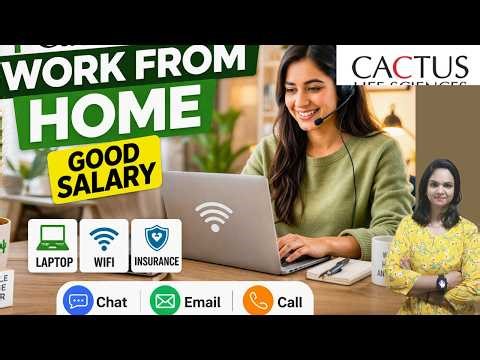 Cactus Work From Home Job|Latest Hiring |All over India|Remote Job|WFH
