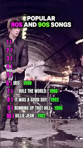 Popular Songs From The 80s And 90s #80s #90s #hitsong