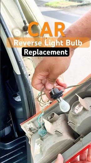 Car Fix | How to Replace a Car Reverse Light Bulb #bulb #avanza