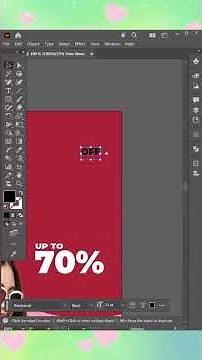 Illustrator Tutorial: Create Viral Shopping Ads (2026 Trend!) #shopping #ad #shorts #shortsfeed