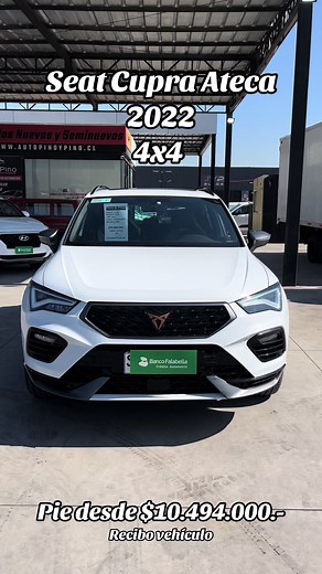 Disponible✅ Seat Cupra Ateca 2022 Valor $34.980.000.- Automatica 4x4 KM 29.300 Unico dueño Gestionamos Credito automotriz! Desde el 30% de pie. Se reciben vehiculos en parte de pago! Al contado / Pago con tarjetas! #autos #automotriz #publicidad #paratii #ppppppppppppppppppppppp #venta #venta #pppppppppppppppp #automotora #autosusados #chile #comprayventa #paratiiiiiiiiiiiiiiiiiiiiiiiiiiiiiii #automoviles #fyp #santiago #seat #fypシ゚viral #cupra