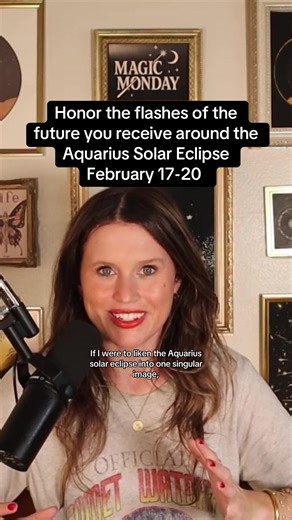 AQUARIUS SOLAR ECLIPSE = IT’S THE FUTURE YOU CAN SEEEE! Honor any & all flashes of insight & genius with the Solar Eclipse in Aquarius square Uranus this week — with this being the opening eclipse, you are getting foreshadows of what’s to come #eclipse #eclipsesolar #solareclipse #astrology #astrologytiktok