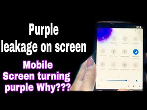 One plus 6 Display gone!!! Mobile screen turning purple colour