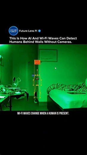 AI + Wi-Fi Waves Detect People Through Walls Wifi CSI Explained #ai #wifi #tracking #python #shorts