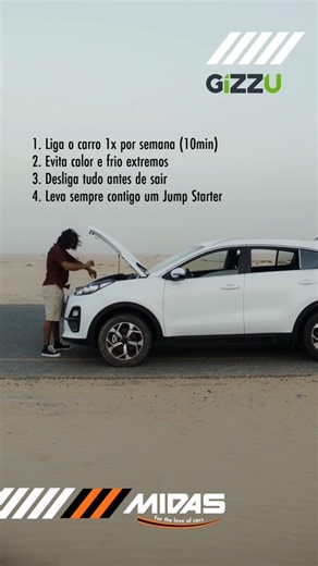 Ficaste sem bateria? Isso resolve-se com 1 clique, se tiveres um Jump Starter à mão. Leve, compacto e fácil de usar. Não esperes pela próxima vez. 👉🏽Dica Midas: Mantém o jump starter carregado e sempre no carro, nunca se sabe quando te vai fazer falta. Encomenda no Wpp: 84 458 0908 Maputo: Av. 25 de Setembro, Baía Mall e Praça de Touros - Shoprite Matola: Parcela 732, Talhão 178 Machava: Av. das Indústrias Zimpeto: Av. de Moçambique #midasmachava #midasmatola #midaszimpeto #carro #midasmaputo 