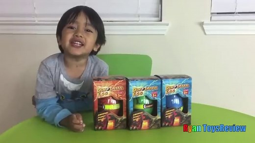 Dinosaur Eggs Surprise Toys Opening with Ryan ToysReview