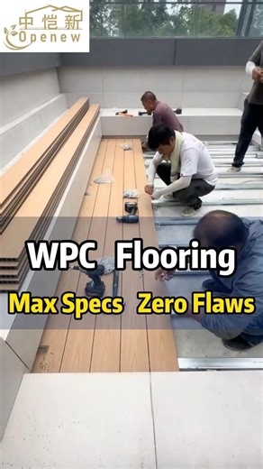 Wow! Flooring can be this easy now? #diy #outdoorwork #construction #wpc #wood #wpcflooring