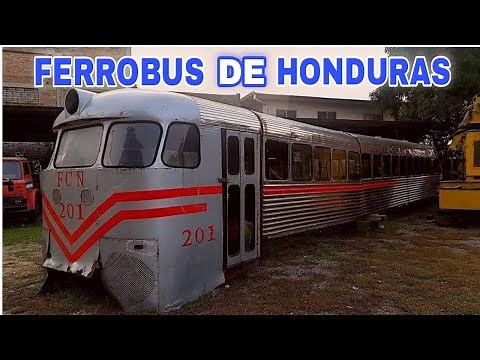 History of the Ferrobus National Railway of Honduras train journey Tela San Pedro Sula Cortes HN