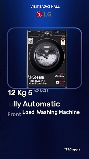 🏠 LG 12 Kg 5 Star Front Load Washing Machine Review | Smart, Efficient & Built for Large Families