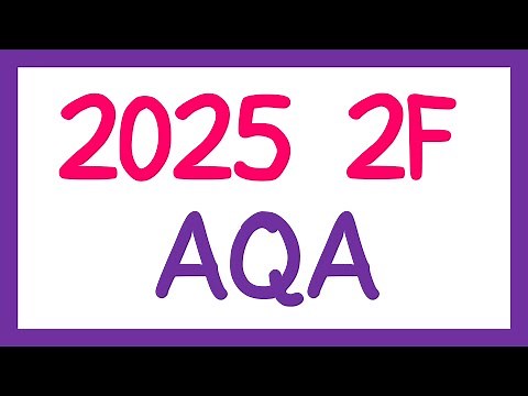 GCSE MATHS 2025 AQA 2F PRACTICE PAPER