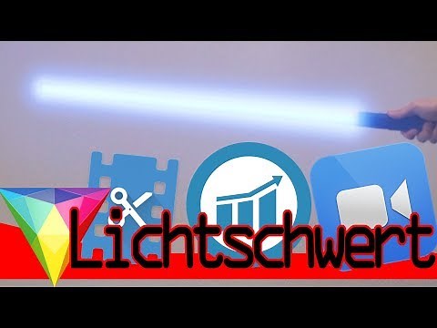 Lichtschwert selbst erstellen [kostenlos] | Lichtschwert in Hitfilm Tutorial | Deutsch
