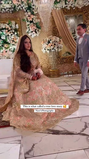 122K views · 749 reactions | This is the most beautiful Bride and Groom video i came across on insta these days ❤️ lots of love and wishes to this lovely couple on their wedding MashAllah. Video @nasirsphotography | All Pakistan Drama Page | Facebook