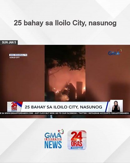 25 bahay sa Iloilo City, nasunog | 24 Oras Weekend