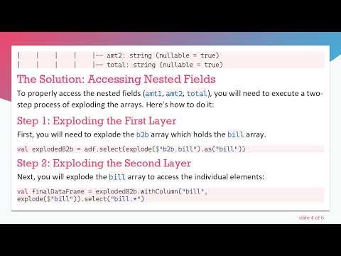Resolving AnalysisException in Apache Spark: How to Access Nested Fields in JSON Data