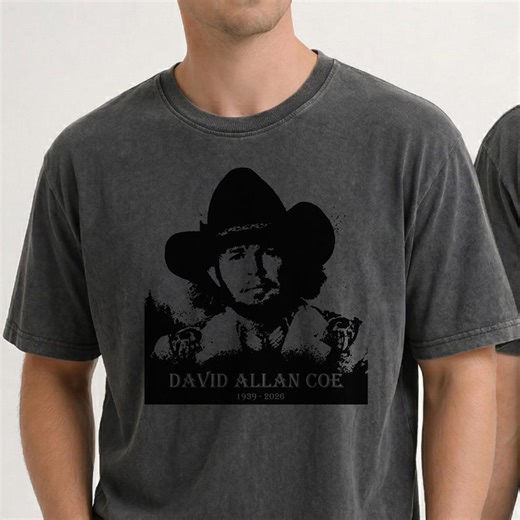Comfort Colors® David Allan Coe Memorial Tribute Shirt - Etsy