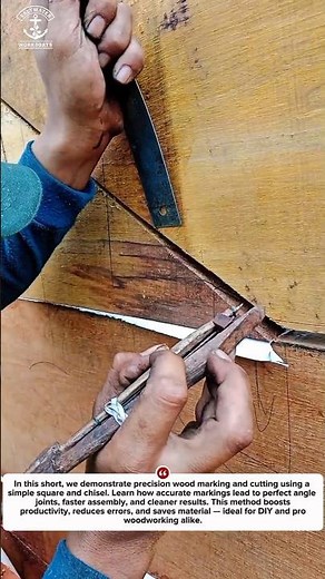 Precision Wood Joinery: Marking & Cutting Perfect Angles – Quick Workshop Technique