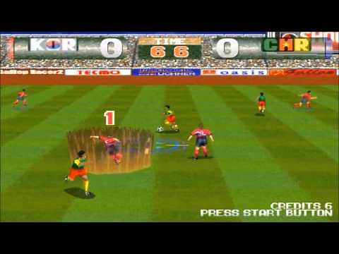 테크모 월드컵 98 각 나라별 모든 기술 Tecmo world cup 98 all skill gameplay