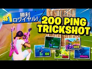 Hitting a TRICKSHOT on EVERY Fortnite Server... *IMPOSSIBLE*