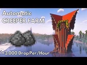 Minecraft CREEPER FARM Tutorial [1.21] - MINECRAFT TUTORIAL
