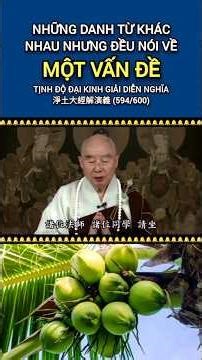 Different Nouns All Refer to the Same Issue - Lecturer - Venerable Master Jing Kong #trustpn